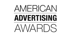 Logo of the American Advertising Awards that was received by Material