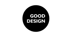 Logo of the Good Design Award that was received by Material