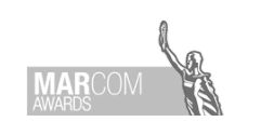 Logo of the Marcom Awards that was received by Material