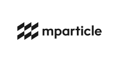 Mparticle logo, representing their partnership with Material