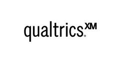 QualtricsXM logo, representing their partnership with Material